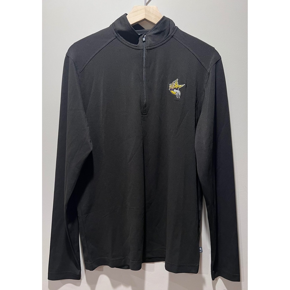 Minnesota Vikings Cutter &‎ Buck Quarter Zip Mens Pullover Small NEW